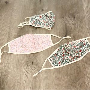 Set of 3 Cloth Face Masks